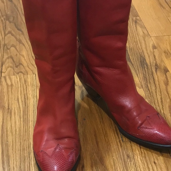 Bally’s Cowboy Style Boot Red Size 41 (9.5) - Picture 10 of 10